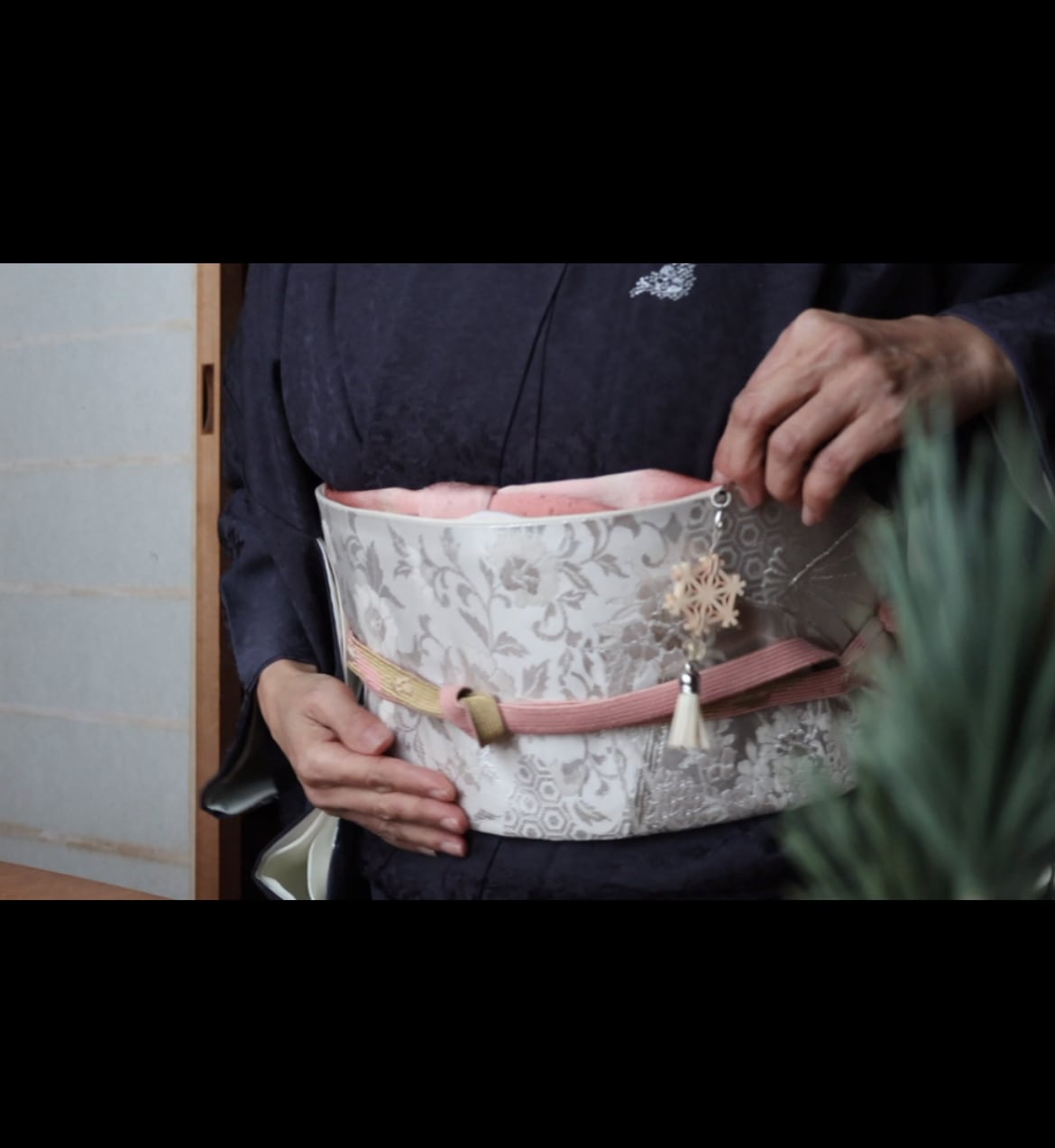 組子お守りチャーム（タッセル付き）｜Kumiko Lucky Charm with Tassel