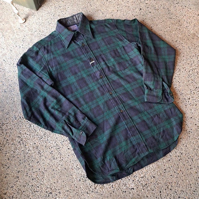 アメリカ製 PENDLETON ウールチェックシャツ used [402019]