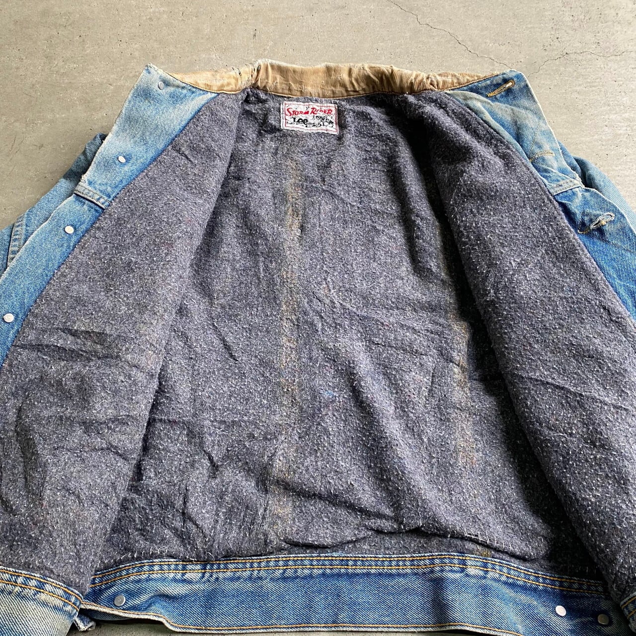 カナダ製 80年代 Lee リー ストームライダー デニムジャケット メンズL  