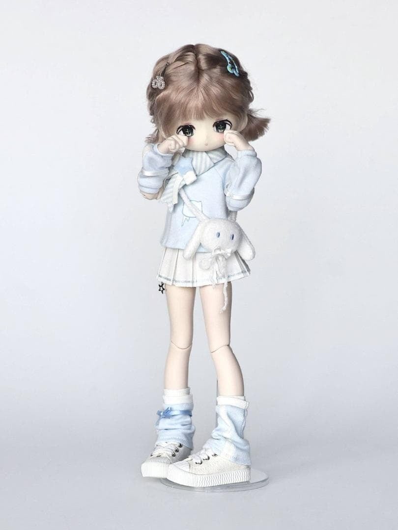 1/6 ディーラー製 ドール服 幼SD アウトフィット 水色 | レモンぬい服