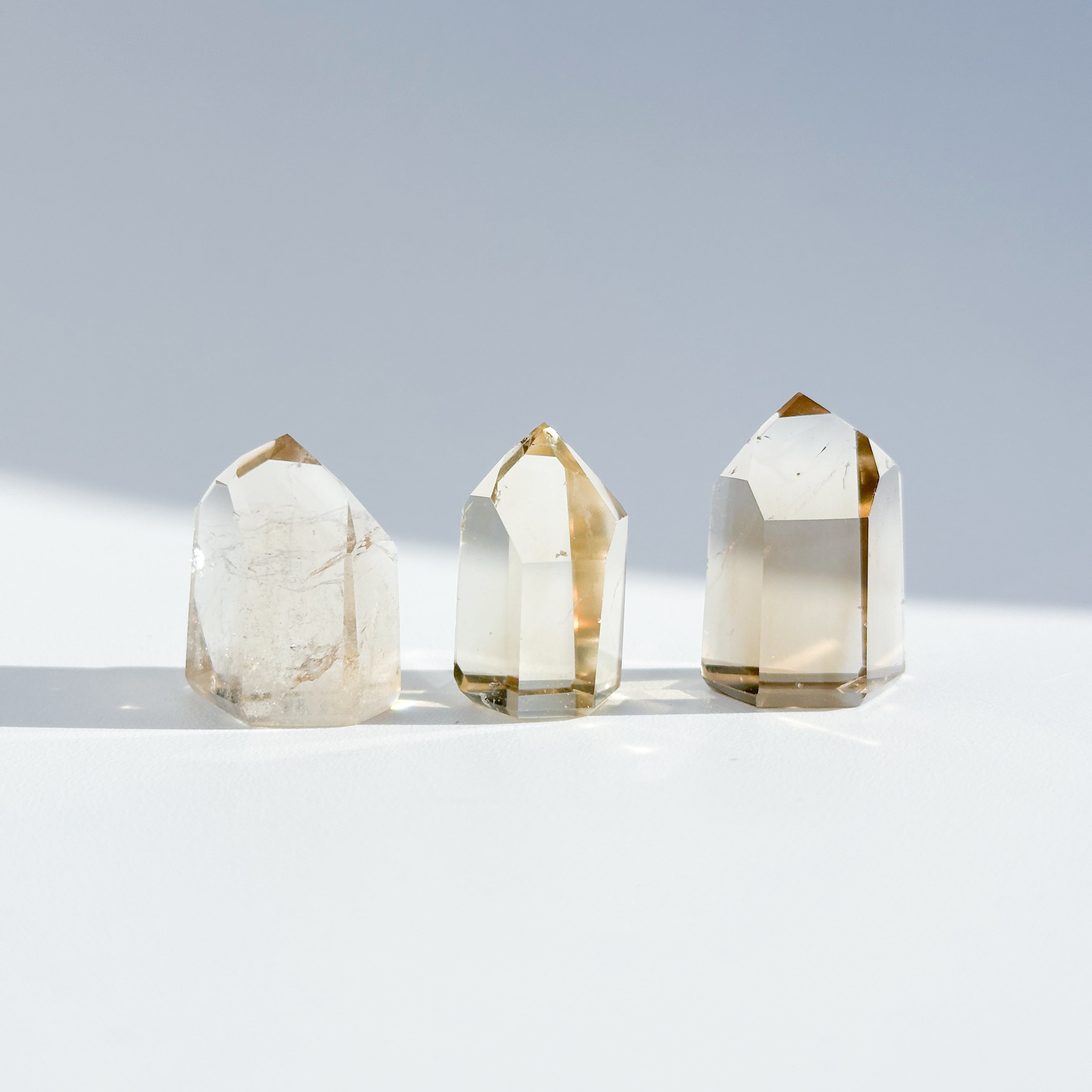 【天然石】爆虹　シトリン　タワー③ 天然石】爆虹 シトリン タワー③