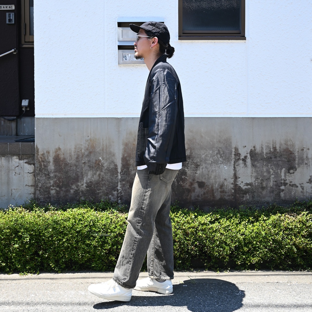 KUON(クオン) Reversible Kimono Collar Blazer