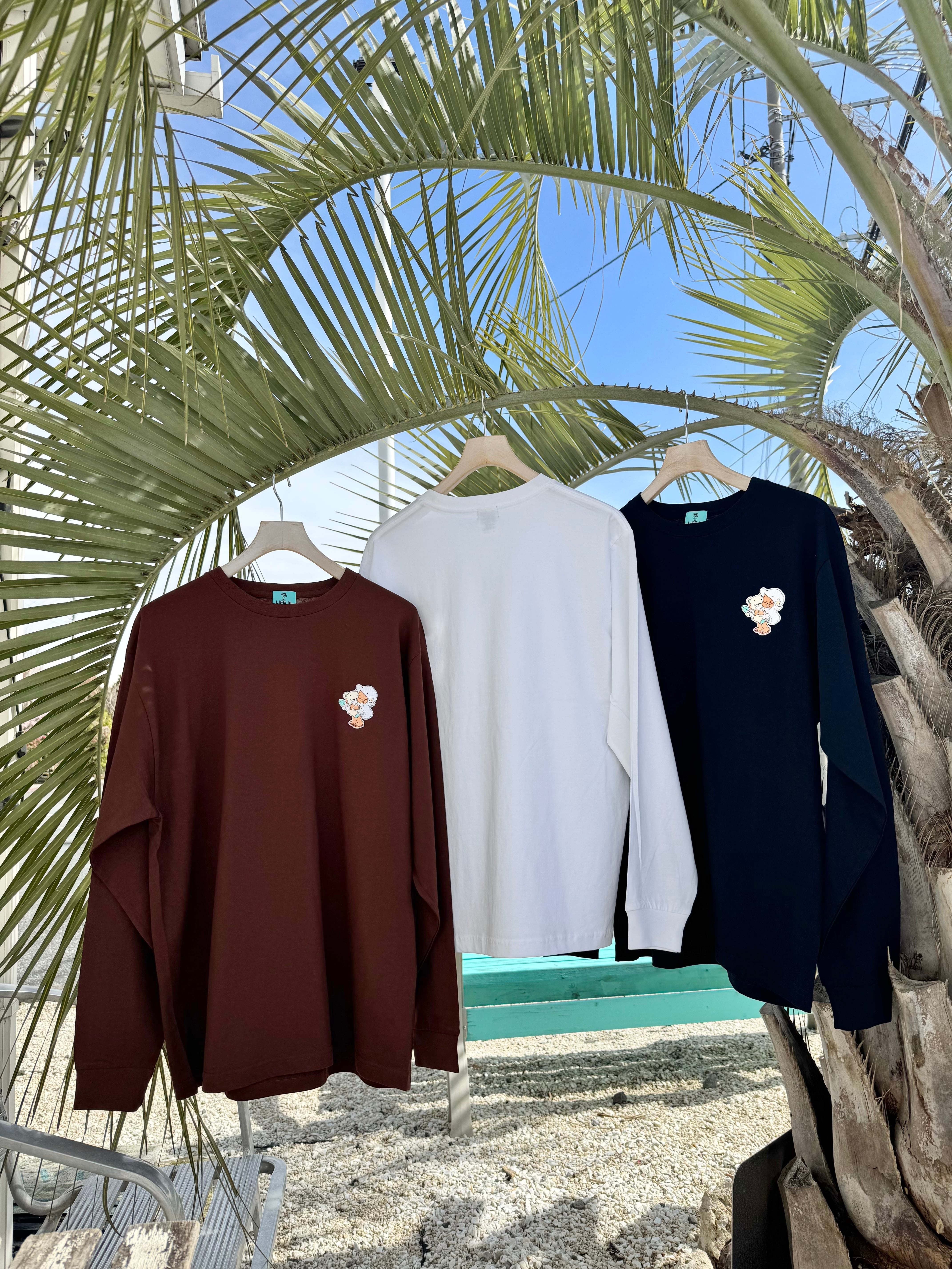 LIFE is bear × mapua 刺繍ワッペンロンT ¥5,800+tax