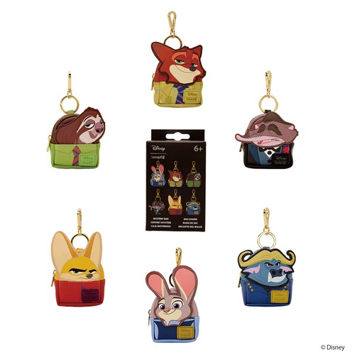 LF DISNEY ZOOTOPIA MYSTERY MINI BACKPACK KEYCHAIN CHARM_WDBC0033