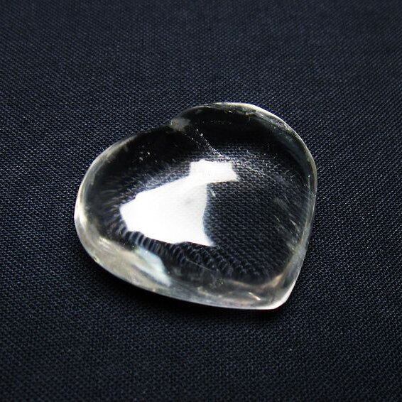水晶 ハート置物 一点物 145-1428
