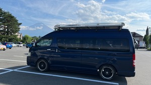 ルーフデッキ【 FLING long（フリング ロング）】シルバー：ハイエース・スパロン対応・軽量・組立て・最大クラス