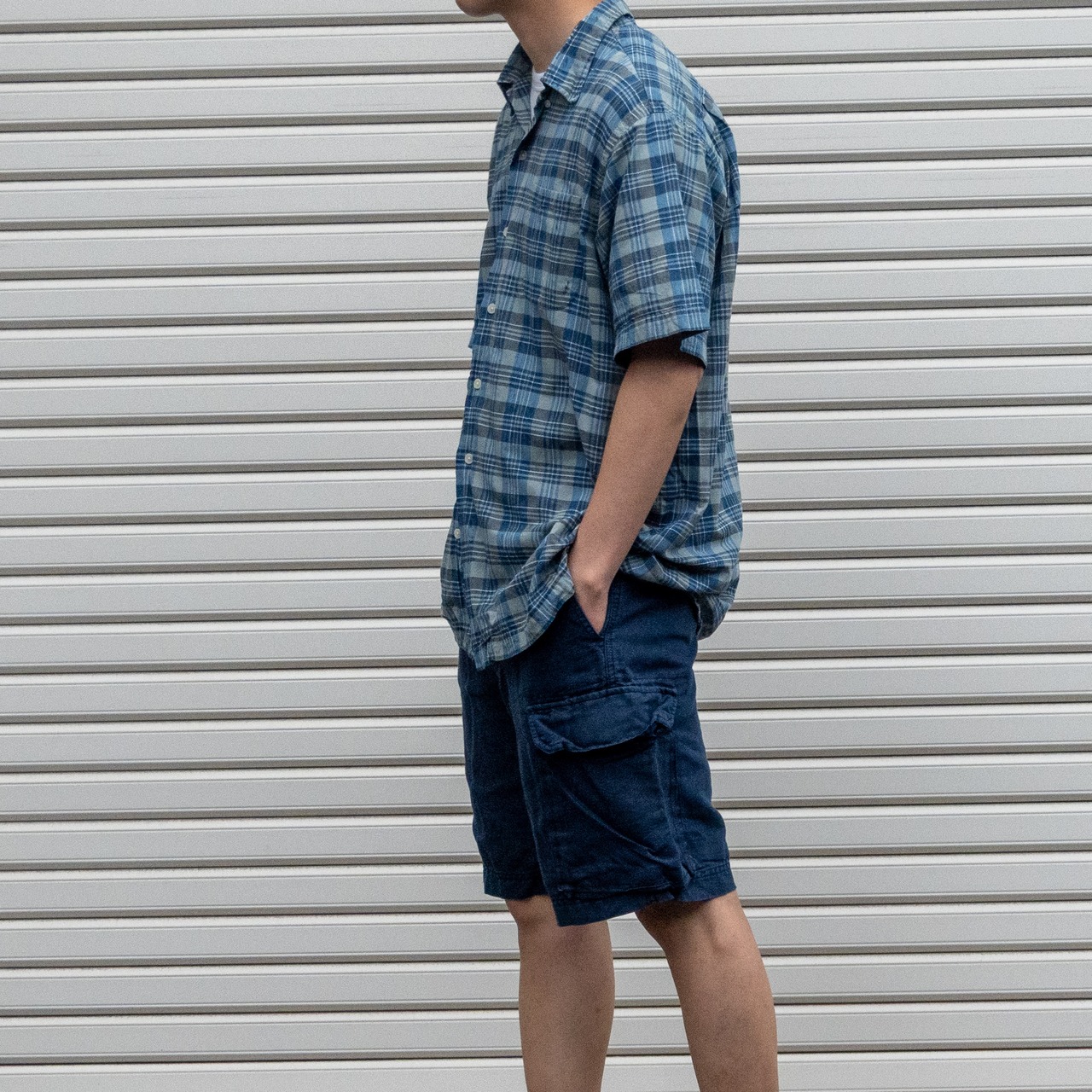 J.crew linen cotton cargo shorts