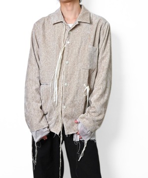 Midorikawa / MID26SS-SH01A  LINING SHIRT(IVORY)