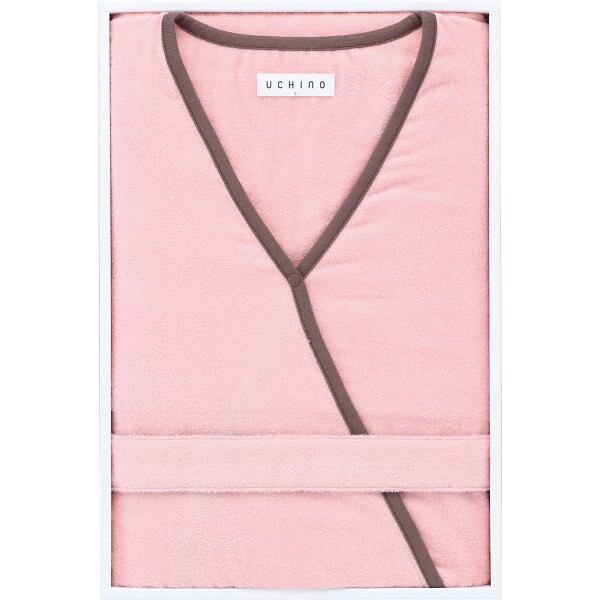 uchino エアリータッチローブ　ピンク UCHINO エアリータッチレディスローブ | ライトアップオンラインストア