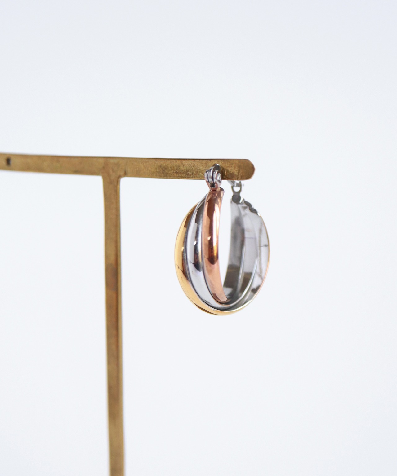 デザインフープピアスmix/019097