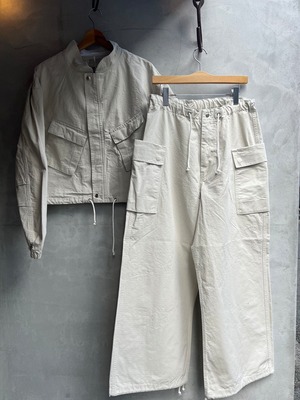 AUTHEN "WIDE OVER PANTS" Greige Color