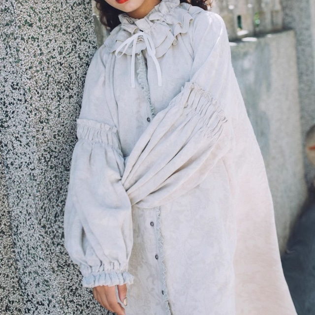 loose lace cotton and linen dress