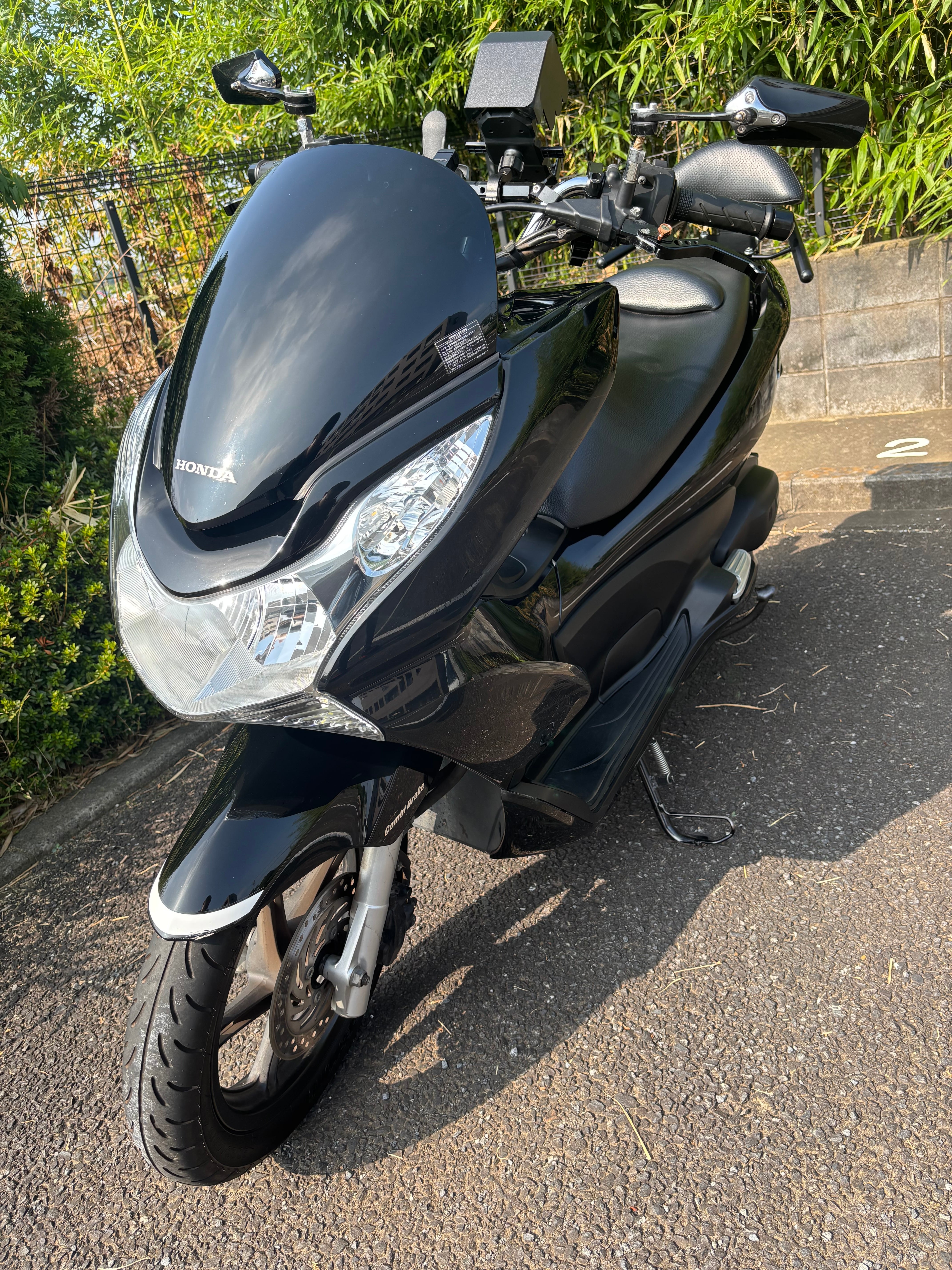 PCX125 JF28 後期 モリワキマフラー バックレスト | K・B・S