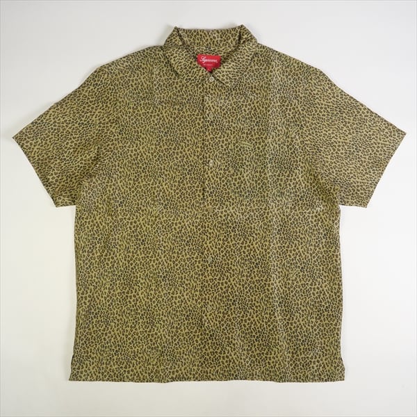 Size【L】 SUPREME シュプリーム 22SS Leopard Silk S/S Shirt Tan