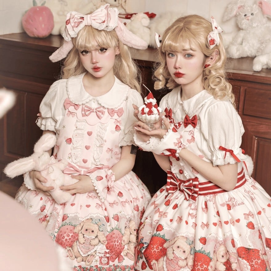 ゆめかわ ハンドカバー いちご ガーリー 甘め｜SEASONZ | ロリータ