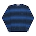 YARDSALE / CHENILLE RIPPLE KNIT NAVY/BLUE