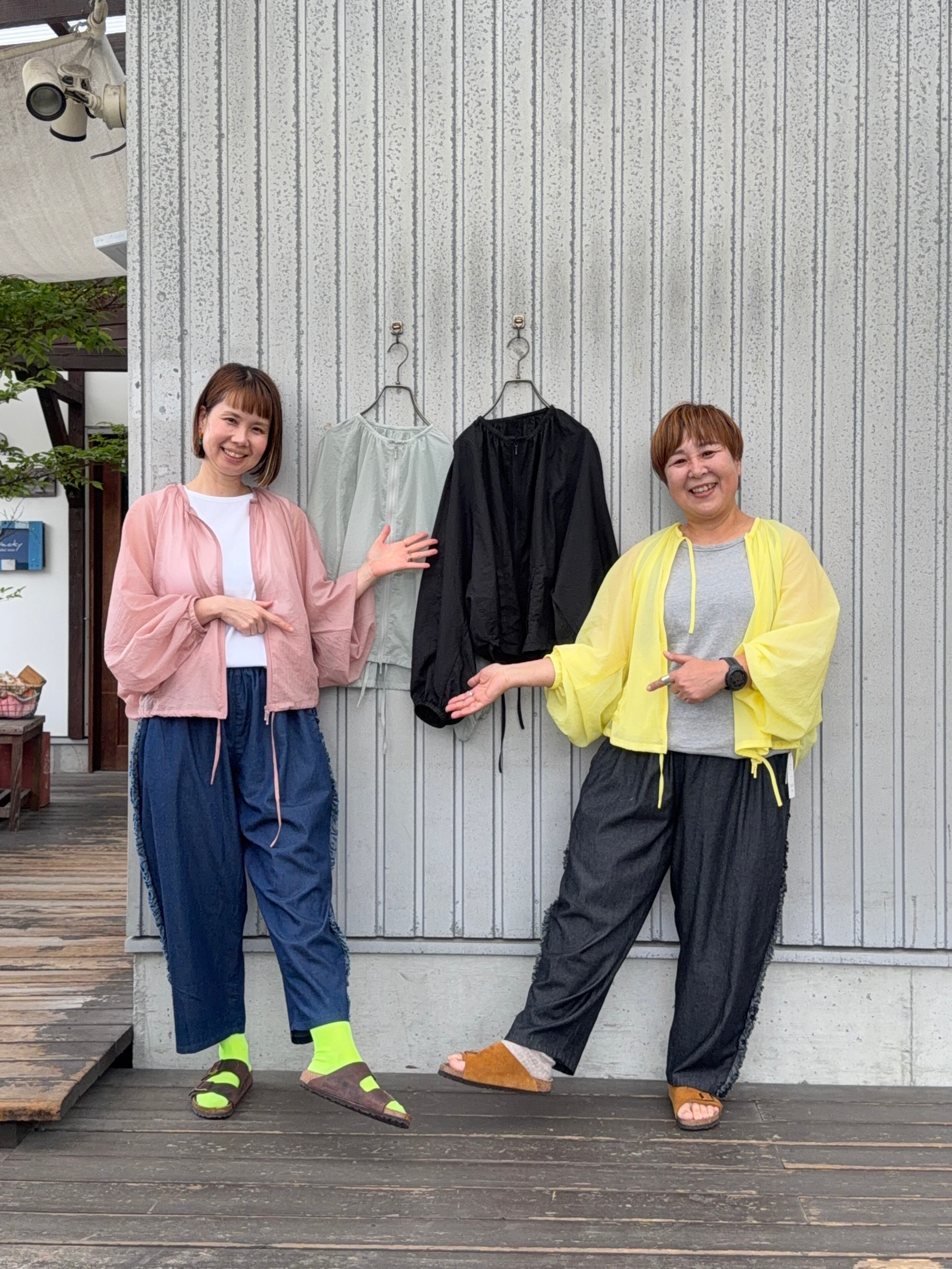 ギャザーたっぷりシアージップアップジャケット/Mao made'26SS/621306