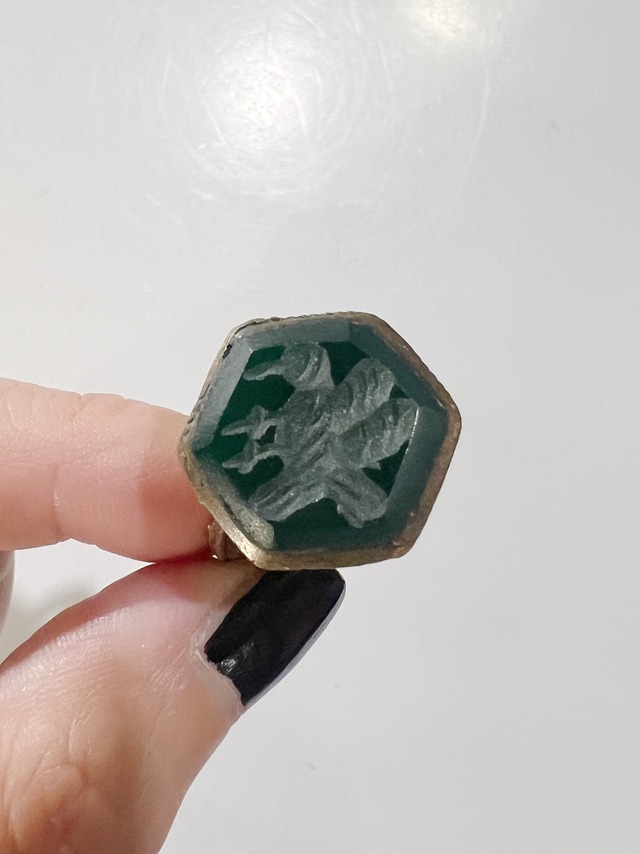 【14号】 Vintage Afghanistan Intaglio Ring