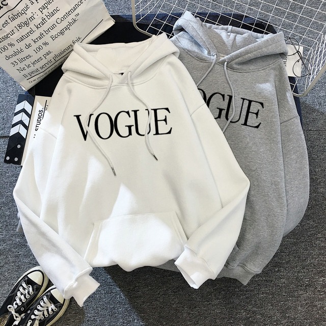 VOGUEロゴ裏起毛パーカー