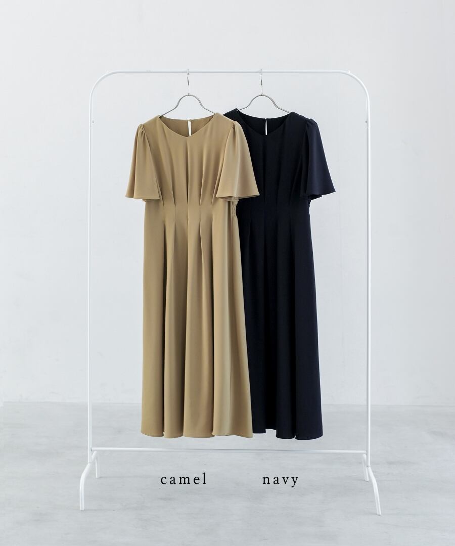 ラクして整うカセット服 】 さらさらオックス・タックワンピース