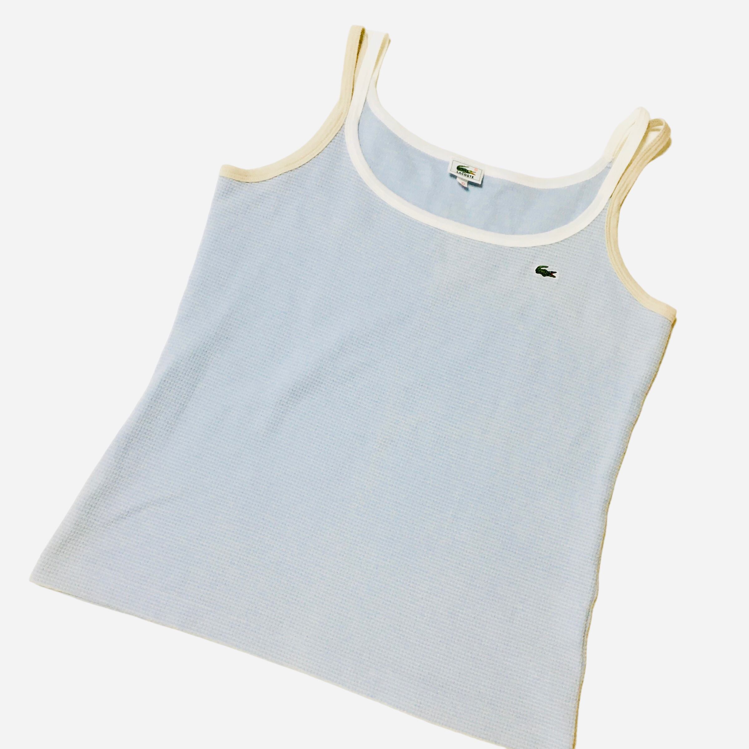 レース調 ポワンテルニット リボンタンクトップ | LACOSTE/ラコステ