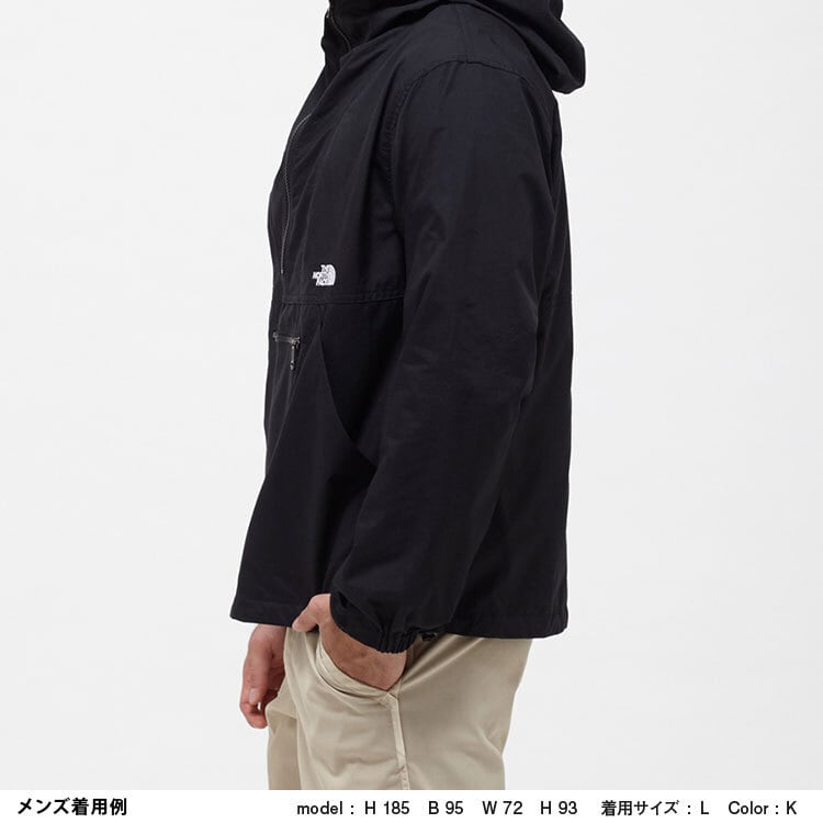 THE NORTH FACE (ザ・ノースフェイス) コンパクトアノラック (K