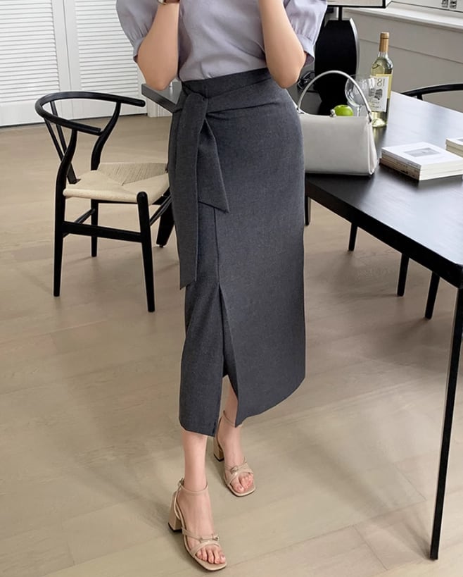 ミドルスリットスカート A0925