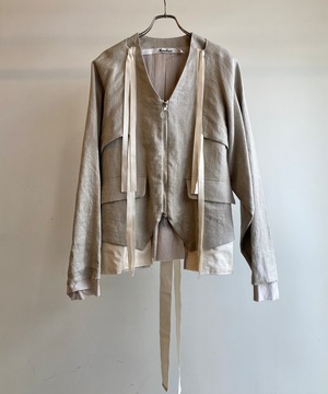 Midorikawa/MID24SS-BLO1A LINEN DOCKING BLOUSON