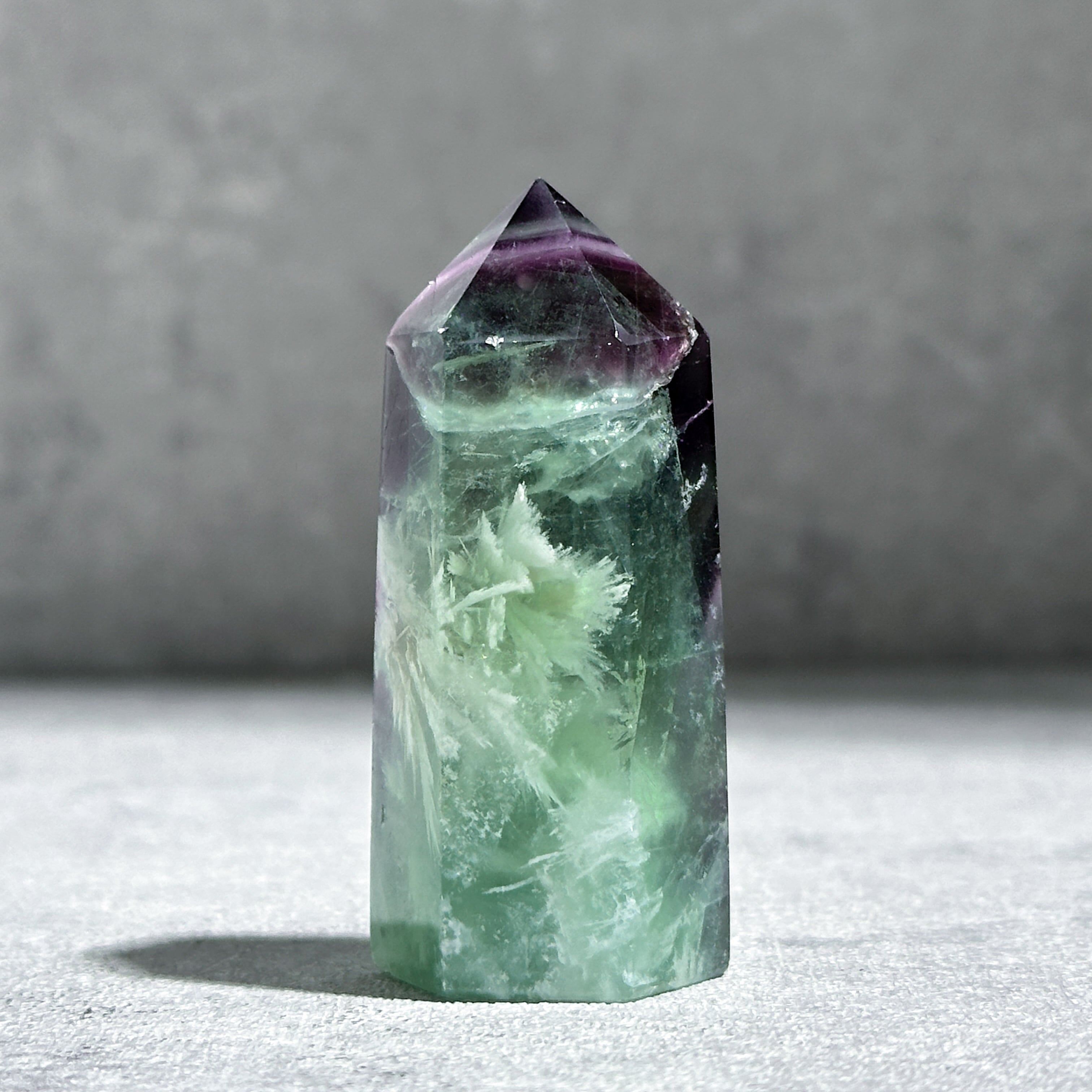 エンジェルフェザーフローライトタワー型 83◇ Angel Feather Fluorite
