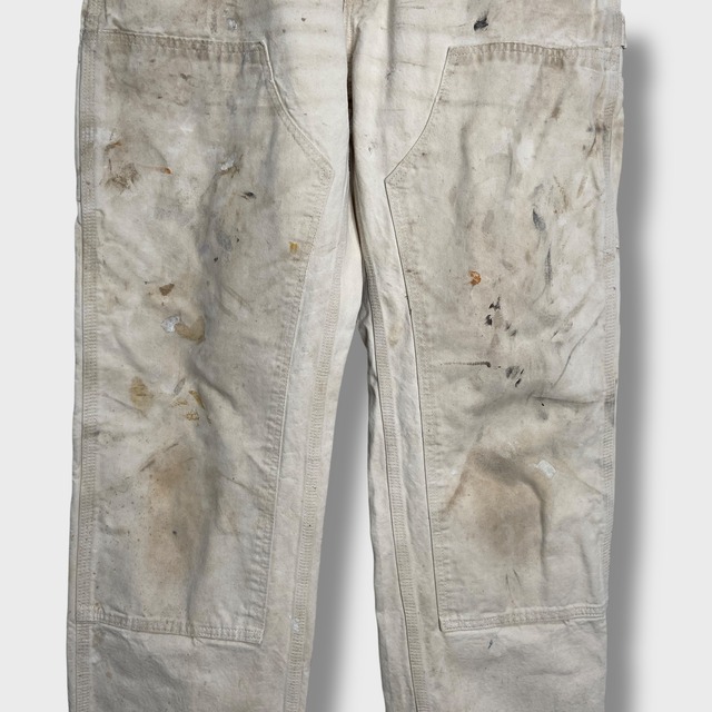USA製　カーハート　ダブルニーペインターパンツ　ペイント　ダメージ　W33