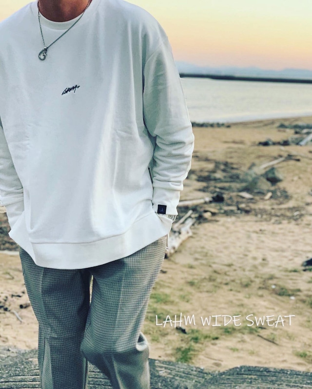 LAHM WIDE SWEAT/ワイドスウェット LAHM (エルエーエイチエム）