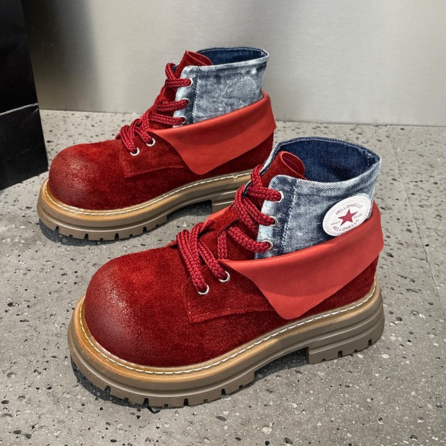 【XIANWEIYIシリーズ】★お靴★ 2color マーチンブーツ サイズ35-40 レディース