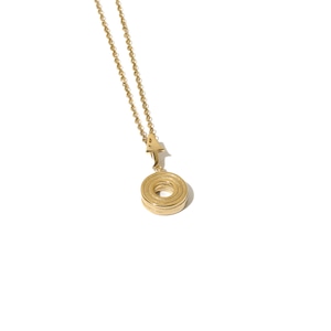 316L Baumkuchen Necklace Gold