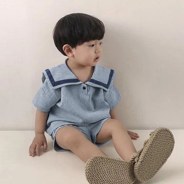 【取寄】英国風でワンランク上の夏の定番セーラーセットアップ