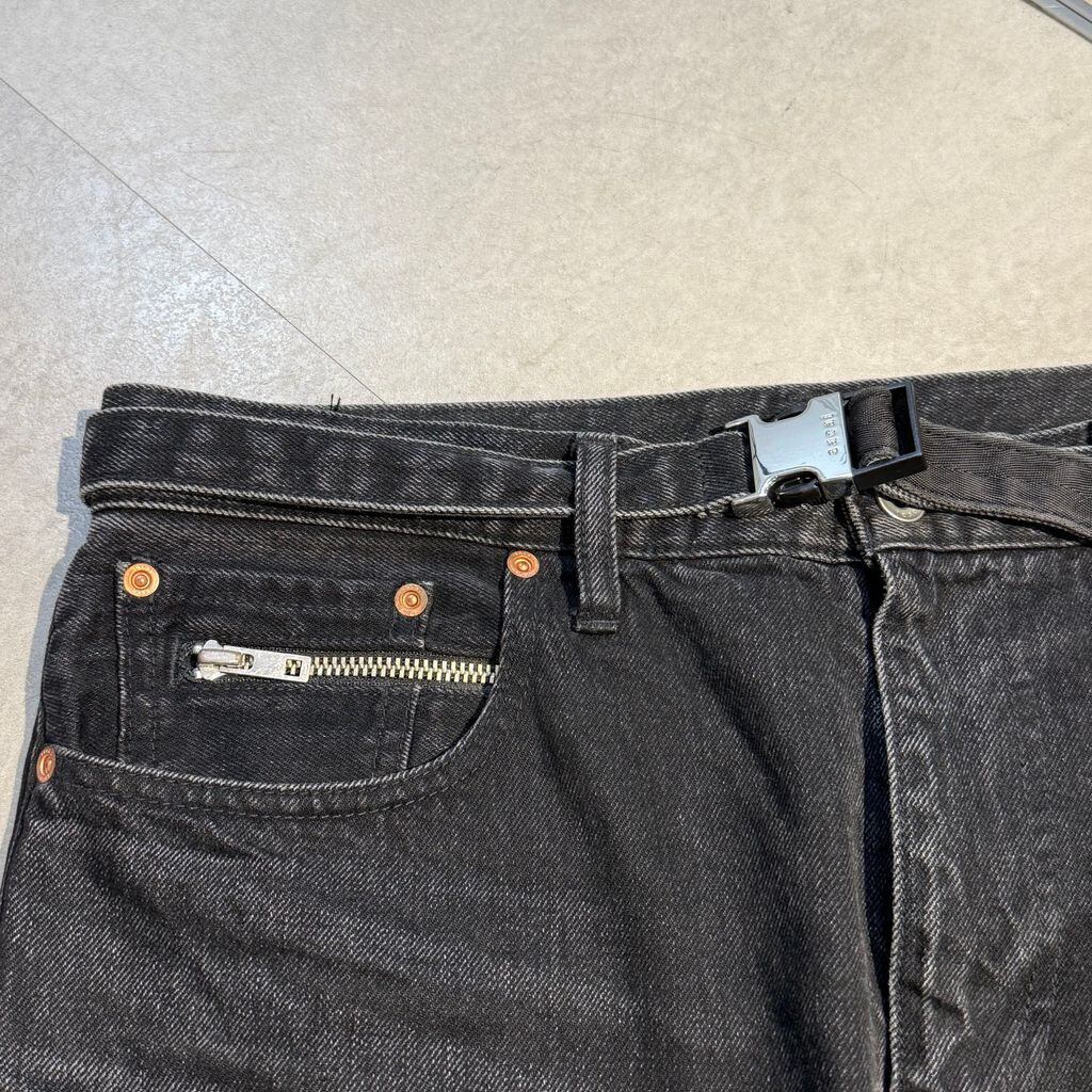sacai サカイ 23SS Belred Denim Pants デニムパンツ SCM-082 ブラック