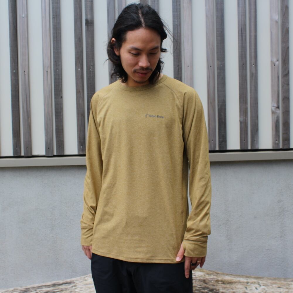 Vapor L/S Tee / ベイパー ロングスリーブ M's Yellow | Stride Lab Niseko powered by BASE