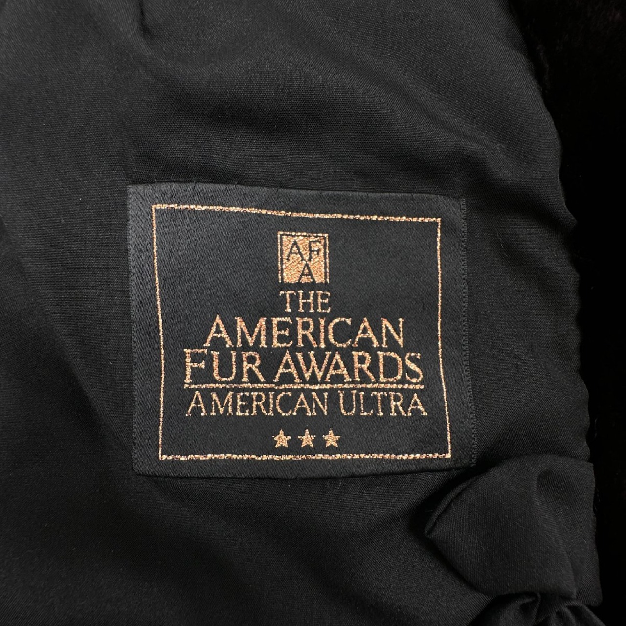 YUKI BELLE FEMME ユキベルファム AMERICAN ULTRA アメリカンウルトラ ファーアワード 3つ星 リアルファー 本毛皮 コート 着丈約89cm