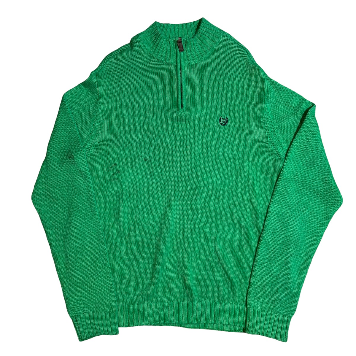 【B150】CHAPS green Cotton knit /チャップス 緑 コットンニット ERYNGII