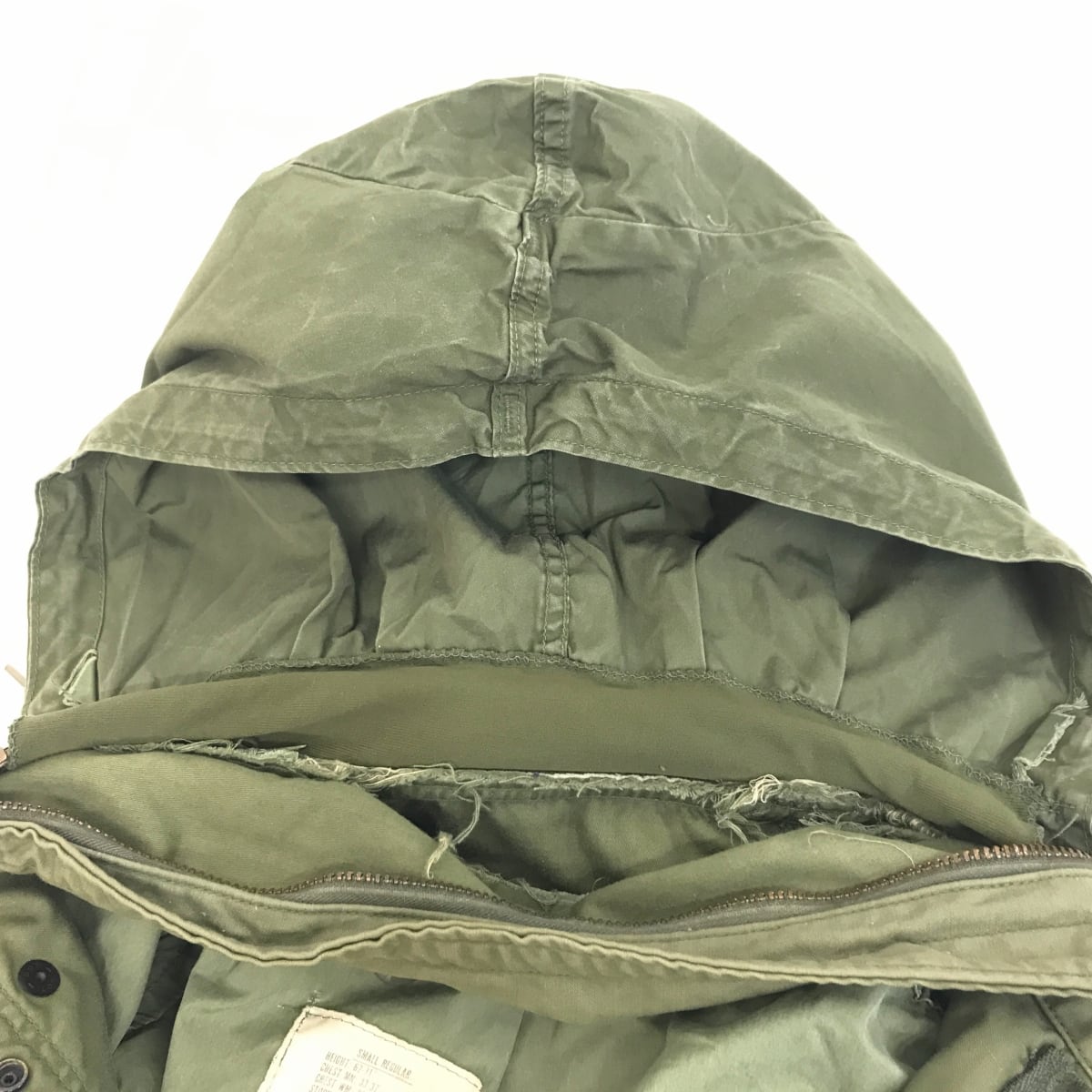 U.S.ARMY 70年代 M-65 3rd COLD WEATHER, FIELD M65 フィールドジャケット ブラスジップ サード  SMALL-REGULAR 長袖 -2