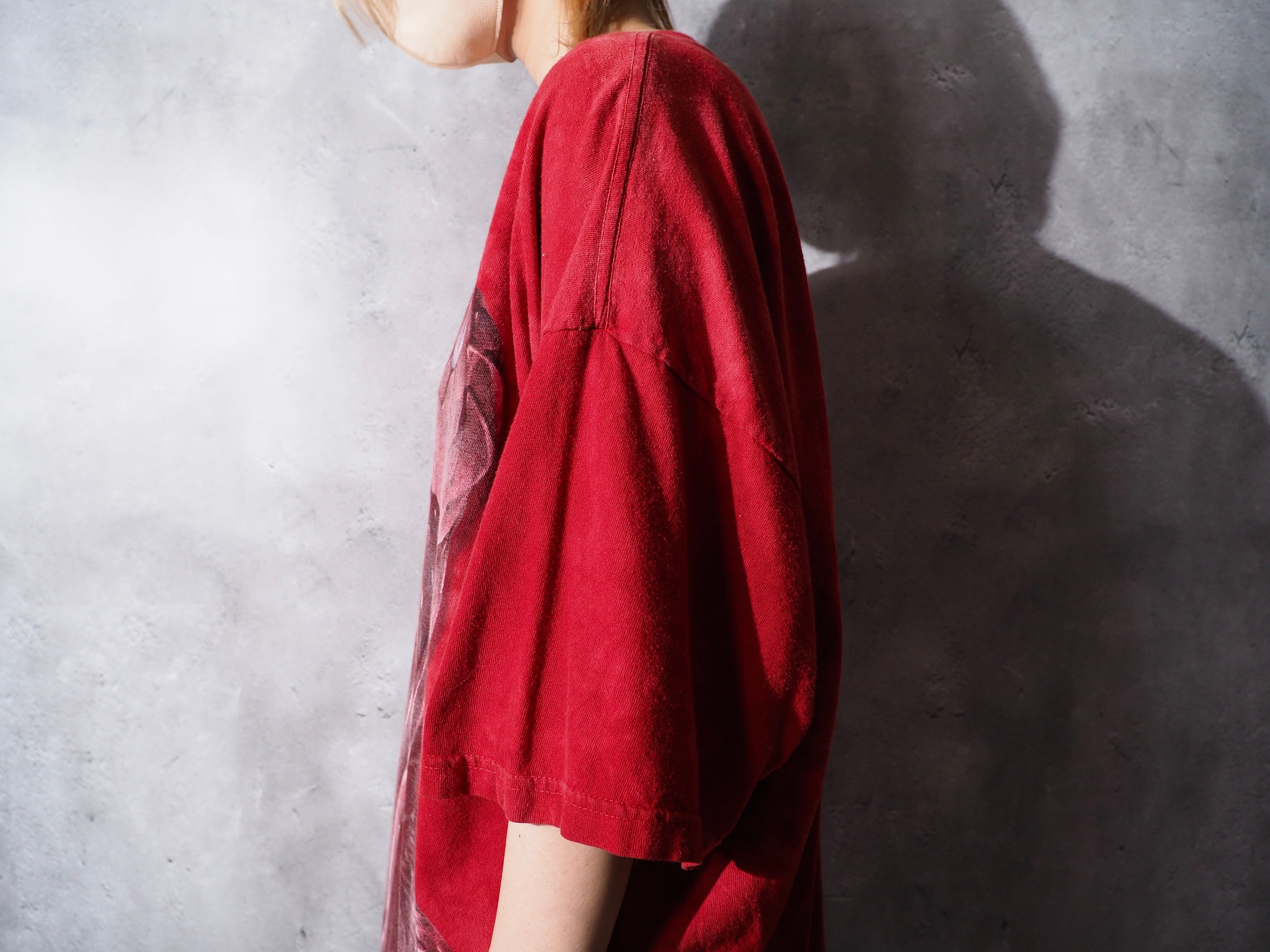 憤怒 - Huge viper printed Yarn-dyed loose Tee