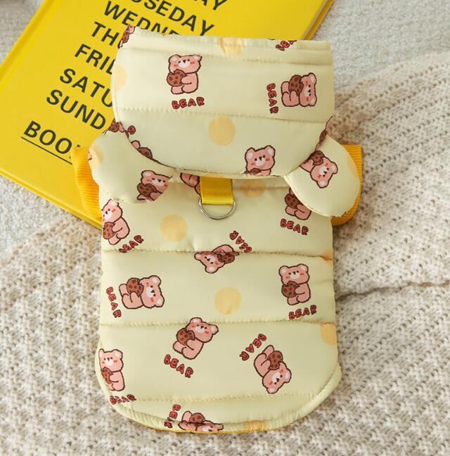 おすすめ☞《予約》№1101976 もぐもぐクマさんダウンジャケット