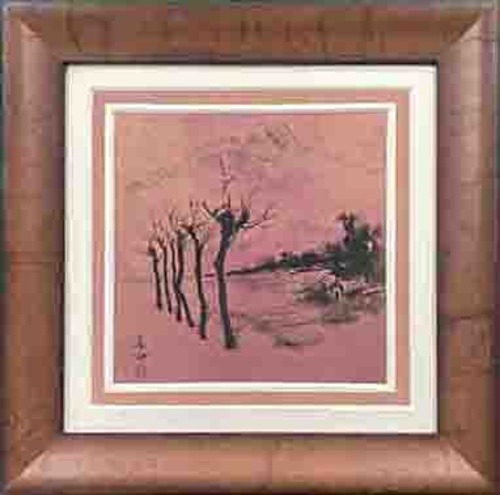 笹川春艸作品展「fusion」開催記念　出品作品　『ふるさと妙高』　墨画