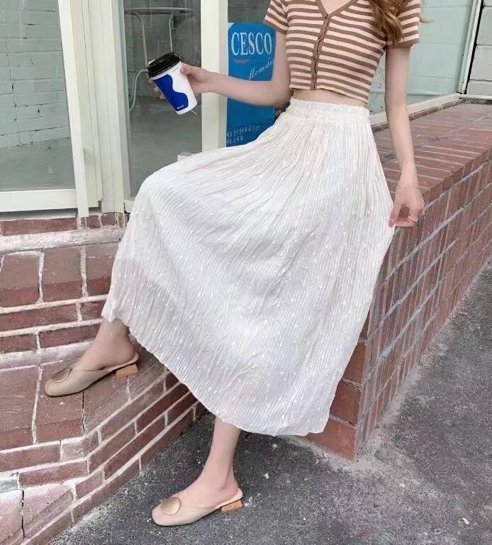 ワッシャー加工 スカート AJ11394-004