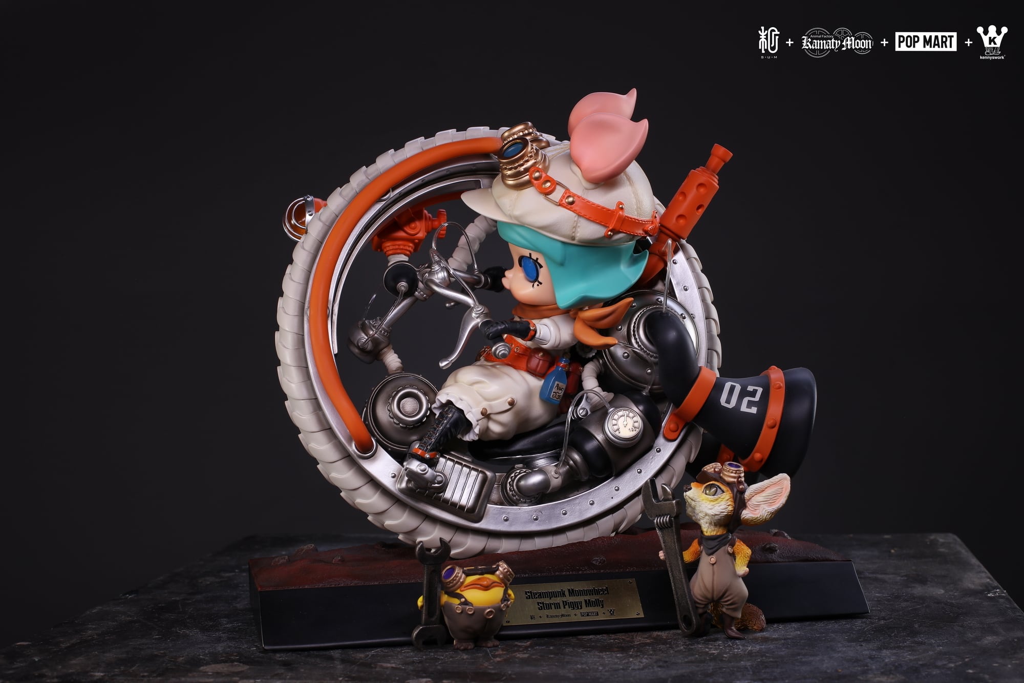 Steampunk Monowheell Storm Piggy Molly 特典版｜鎌田光司×Kenny Wong