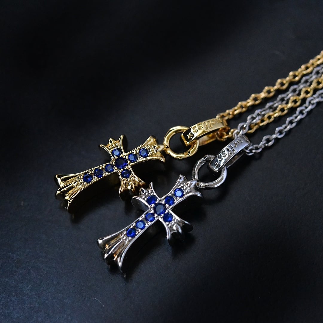 24k plating single cross necklace | ✯Lucliss Jewelry✯