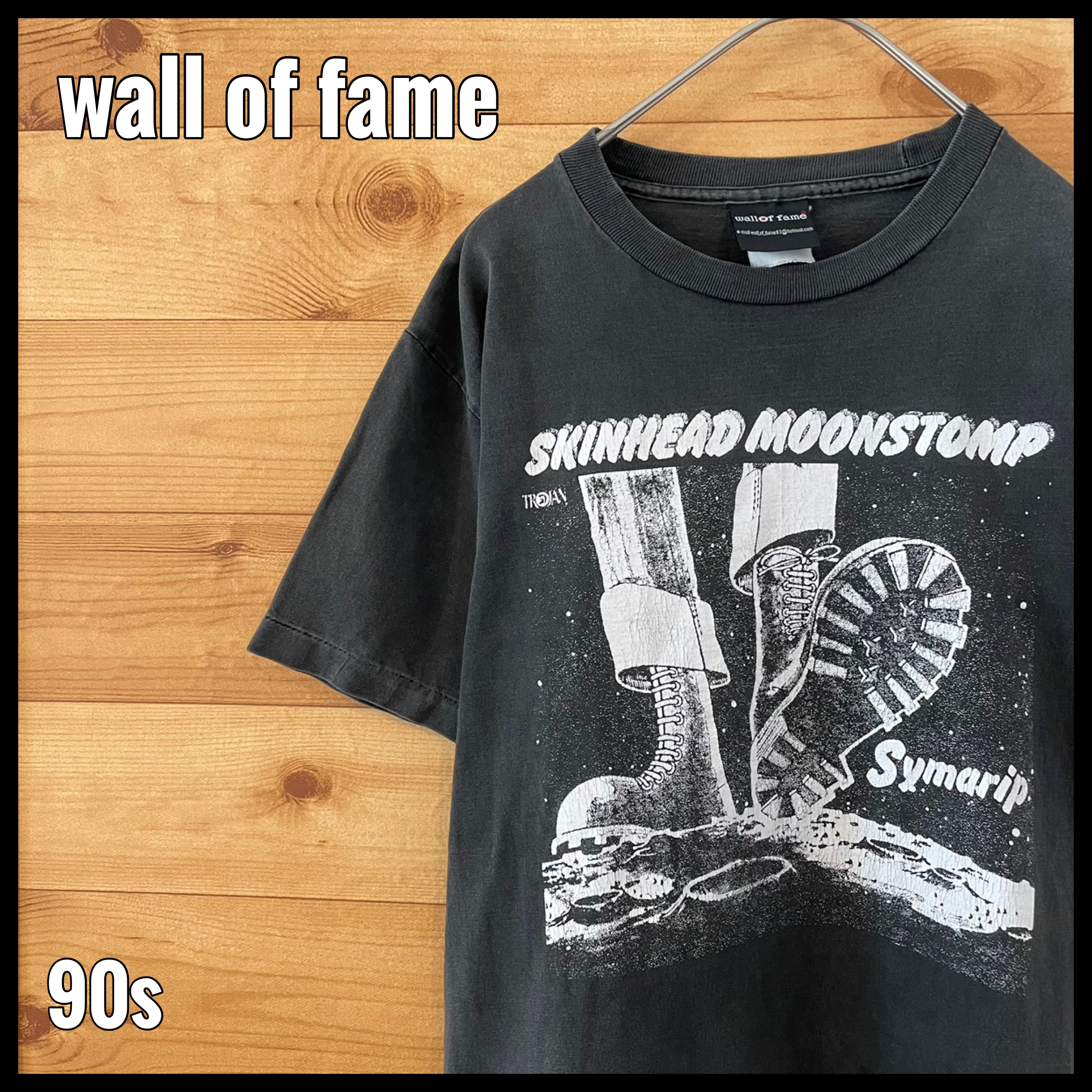 WALLOFFAME バンド　シングルステッチ　バンT Tシャツ　黒