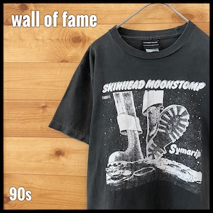 【wall of fame】90s バンドTシャツ プリント  symarip SKINNHEAD MOONSTOMP シングルステッチ くすみカラー us古着