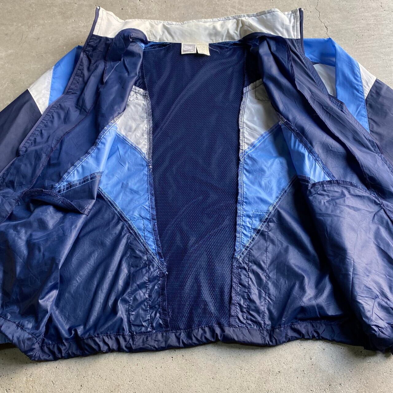 90年代 NIKE ナイキ 切り替え ナイロンジャケット メンズM 古着 90s