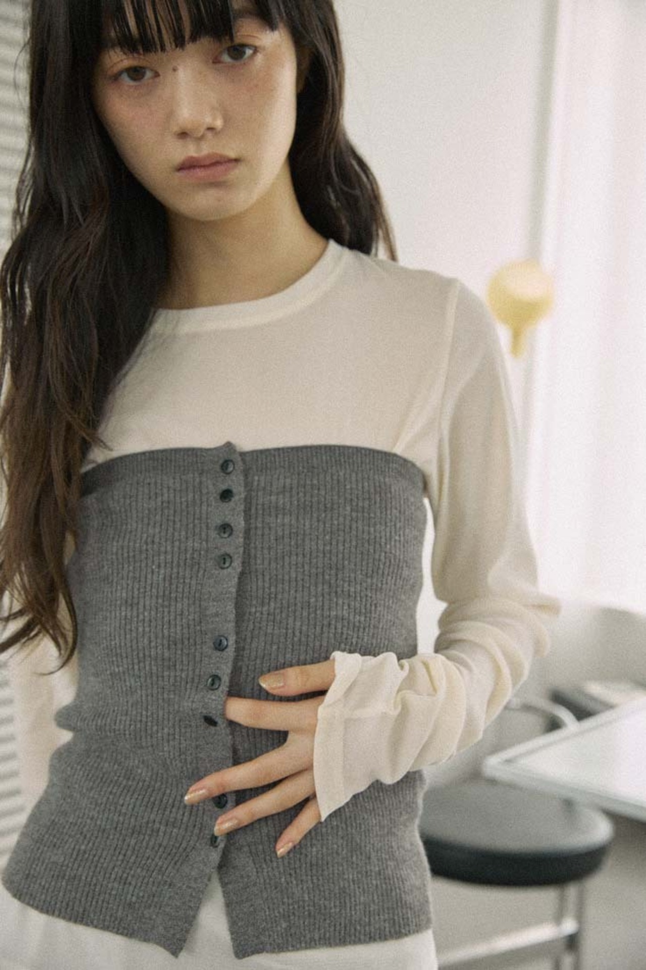 DU260731 Bustier Set Velours long Sleeve Tops