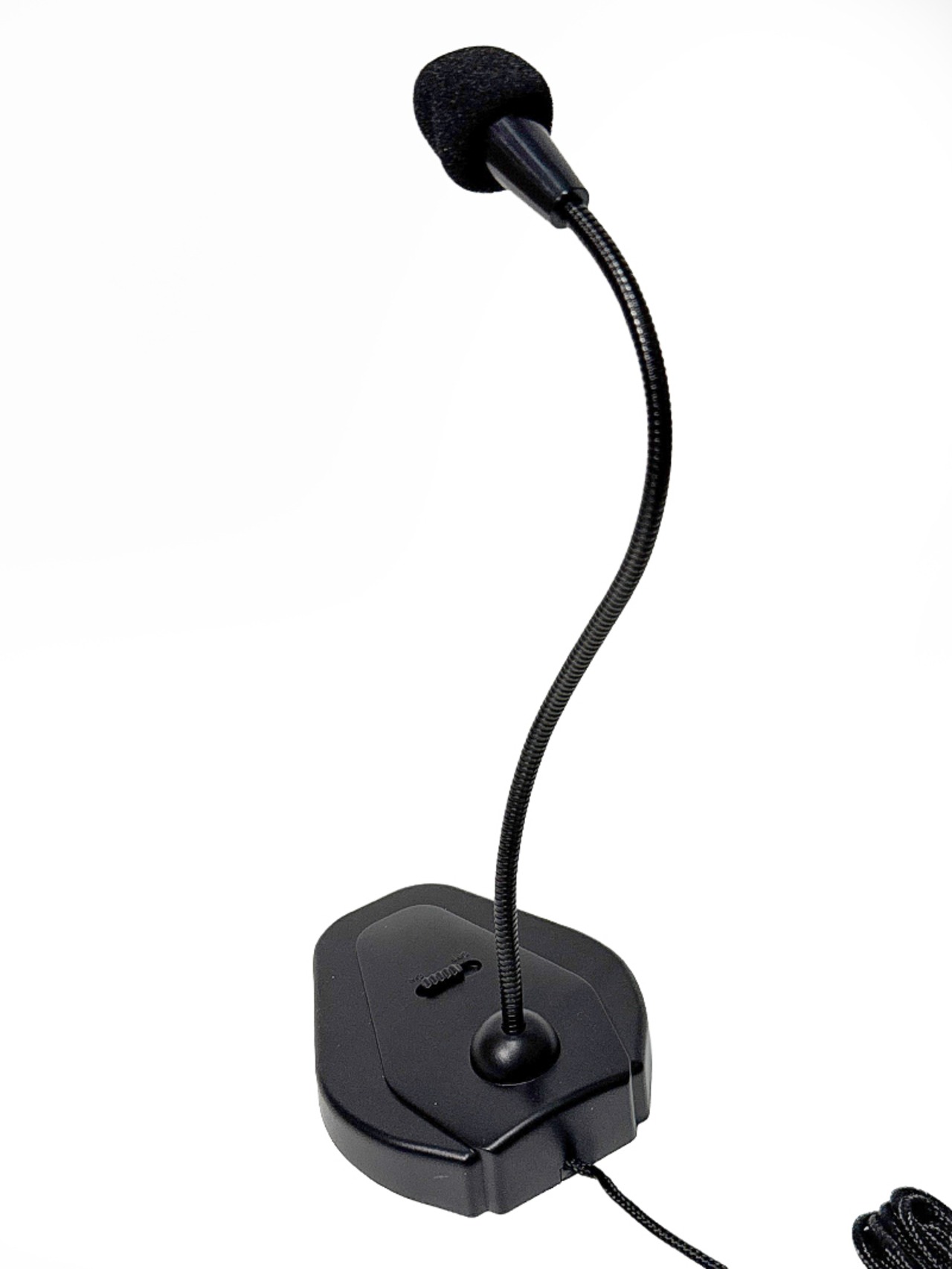 エレコム Elecom スタンドマイク ミュートボタン付き HS-MC05BK オンラインゲームやビデオ会議の音声チャットに最適